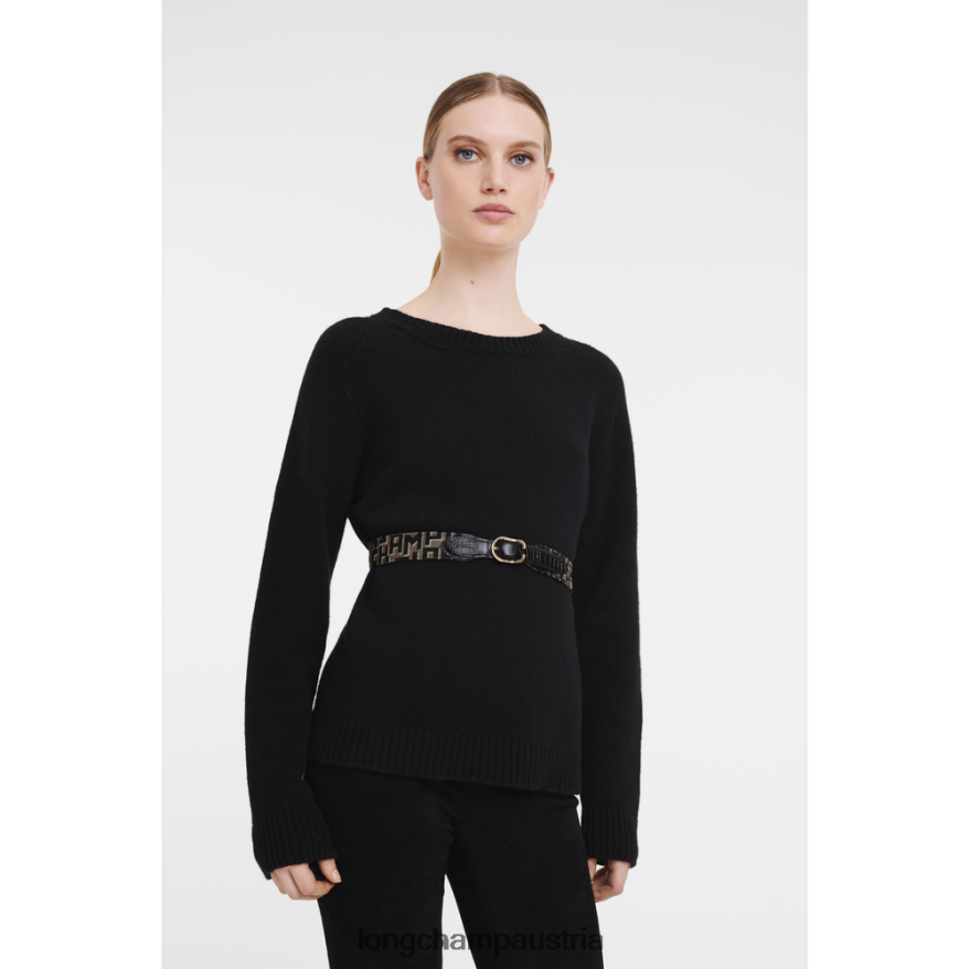 Zubehör bei Longchamp Frauen Gürtel von 1980 taupe/schwarz 2008BJ931