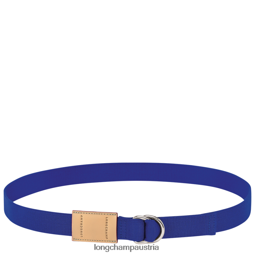 Zubehör bei Longchamp Frauen Le Plage Replay-Gürtel Blau 2008BJ956