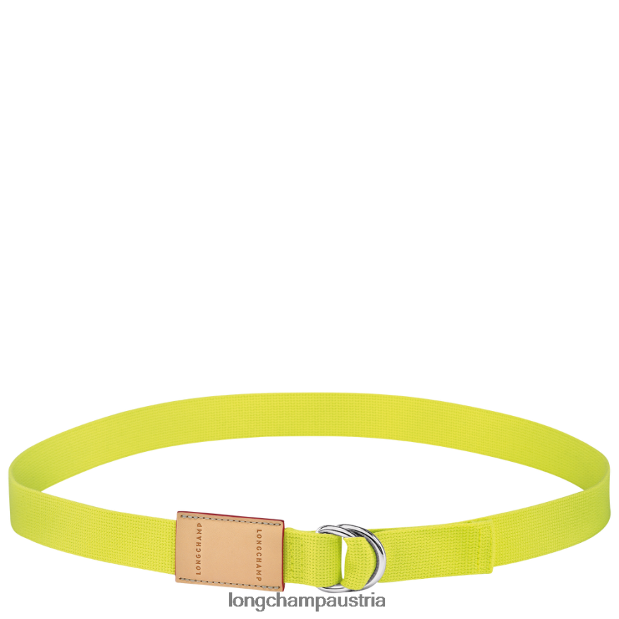 Zubehör bei Longchamp Frauen Le Plage Replay-Gürtel Zitrone 2008BJ957