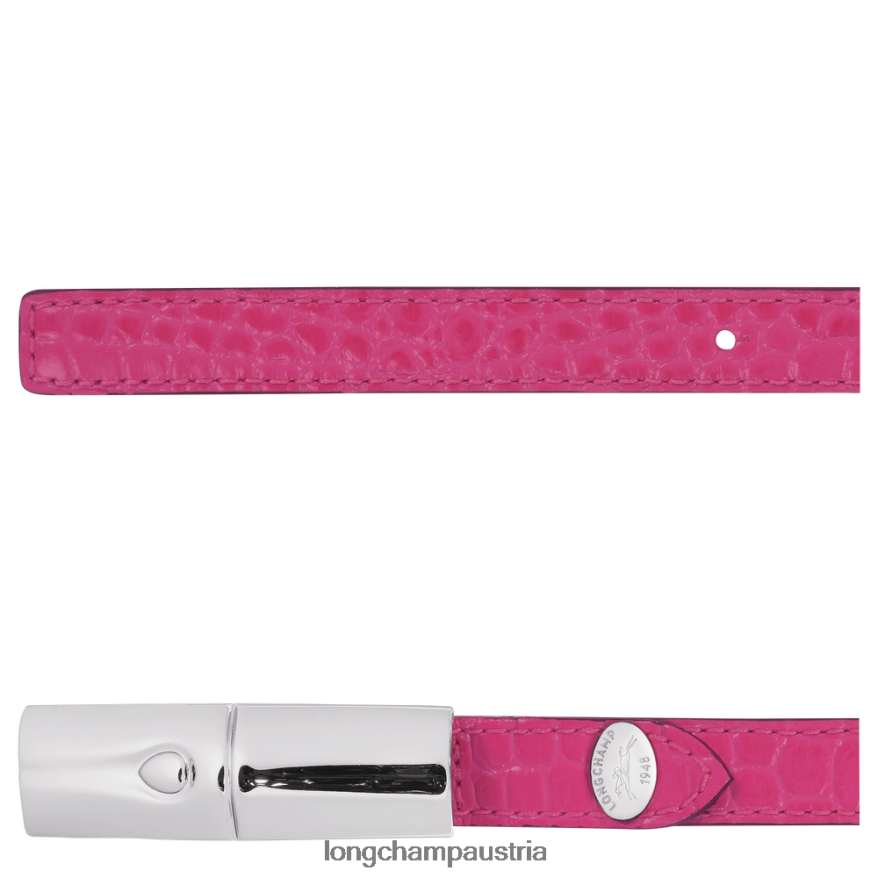 Zubehör bei Longchamp Frauen Roseau-Gürtel Fuchsie 2008BJ915