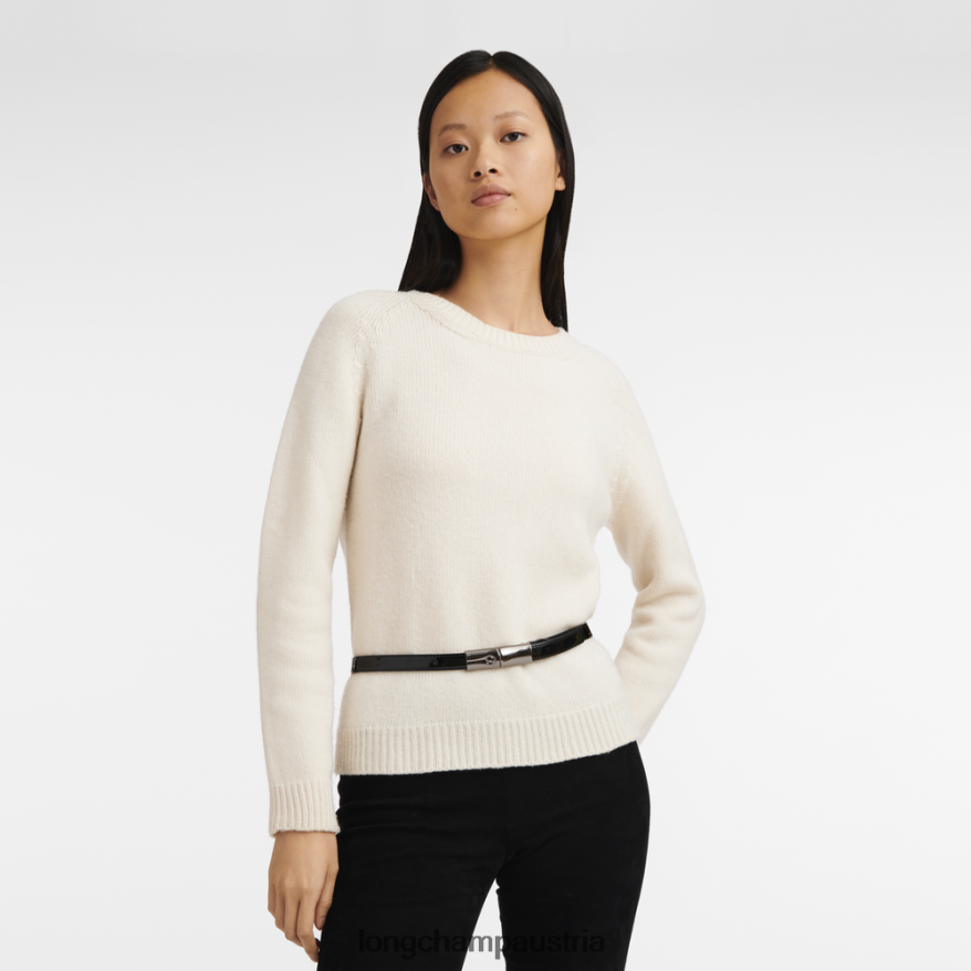 Zubehör bei Longchamp Frauen Roseau-Gürtel Schwarz 2008BJ908