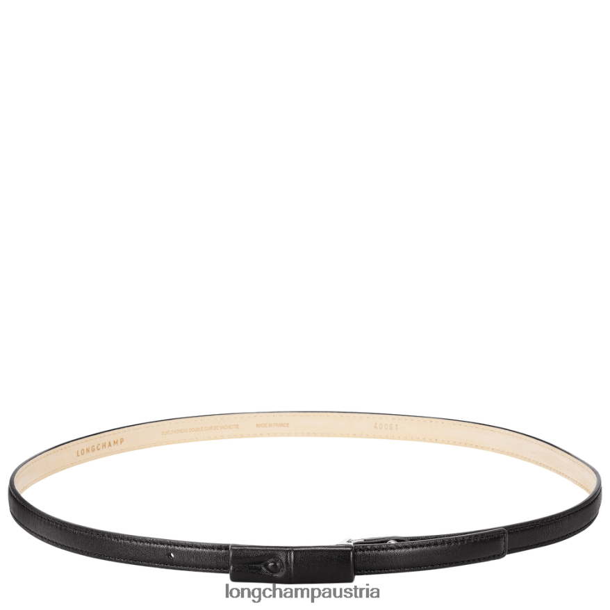 Zubehör bei Longchamp Frauen Roseau-Gürtel Schwarz 2008BJ934