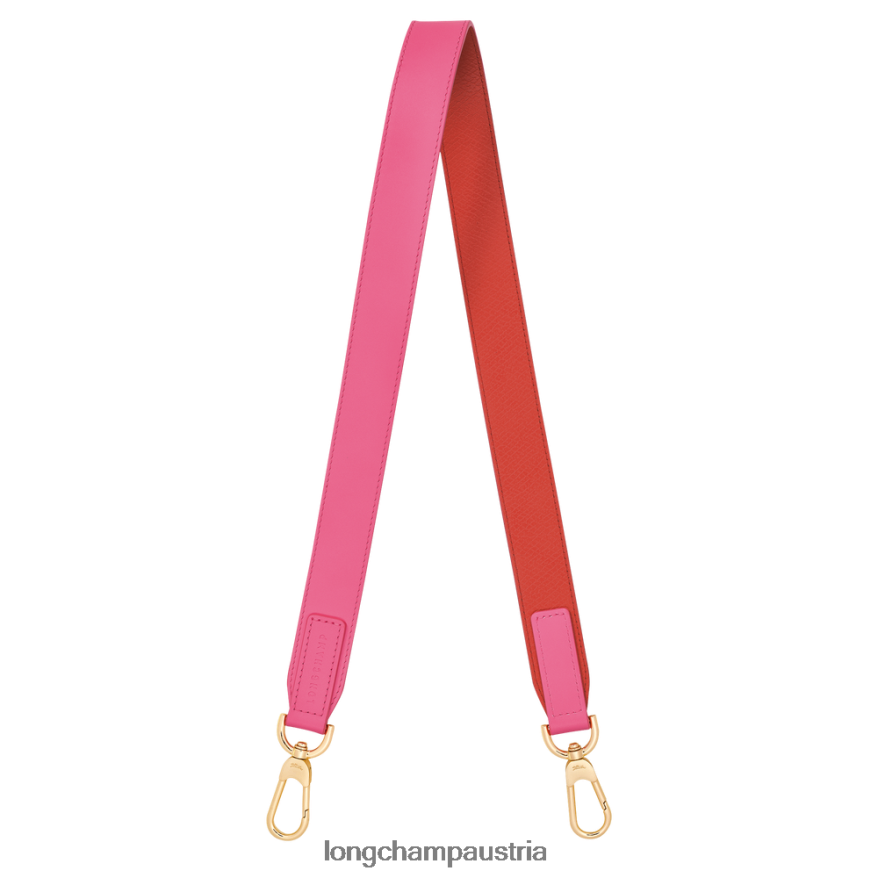 Zubehör bei Longchamp Frauen Box-Trab-Schultergurt Bonbon/Orange 2008BJ1080