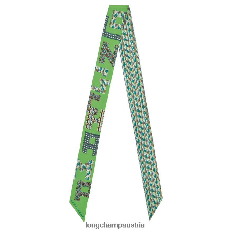 Zubehör bei Longchamp Frauen Bandeau-Kollektion Frühjahr/Sommer 2023 Gras/grünes Licht 2008BJ1026