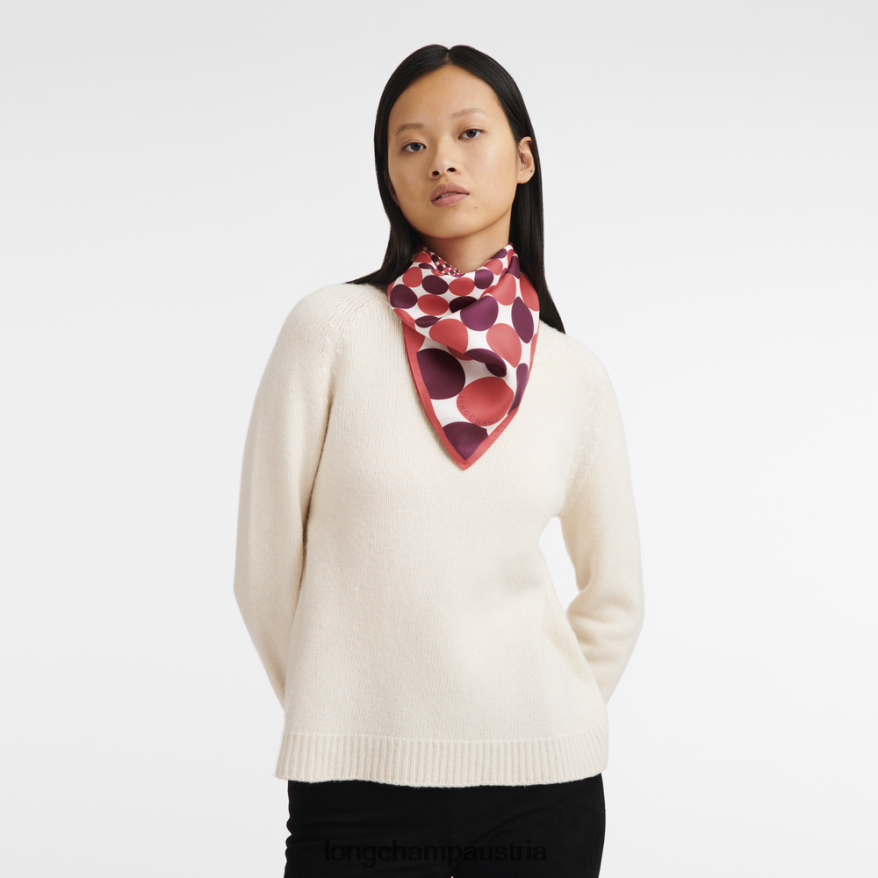 Zubehör bei Longchamp Frauen Seidenschal Frühjahr/Sommer 2023 70 Fuchsie 2008BJ1035