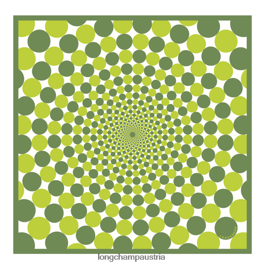 Zubehör bei Longchamp Frauen Seidenschal Frühjahr/Sommer 2023 70 Gras/grünes Licht 2008BJ1036