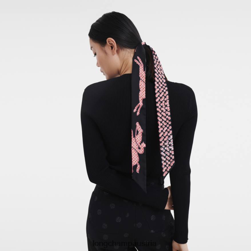 Zubehör bei Longchamp Frauen Bandeau-Kollektion Frühjahr/Sommer 2023 Schwarz 2008BJ1062