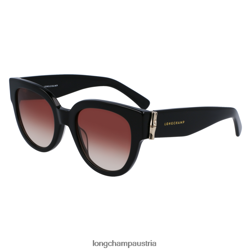 Zubehör bei Longchamp Frauen Sonnenbrillen der Frühlings-/Sommerkollektion 2023 Schwarz 2008BJ885