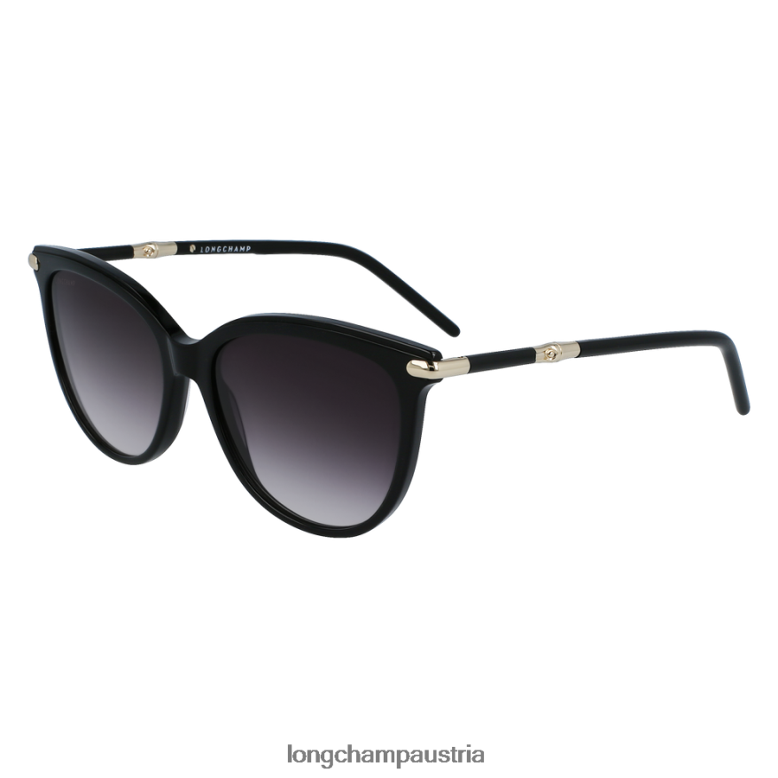 Zubehör bei Longchamp Frauen Sonnenbrillen der Frühlings-/Sommerkollektion 2023 Schwarz 2008BJ890