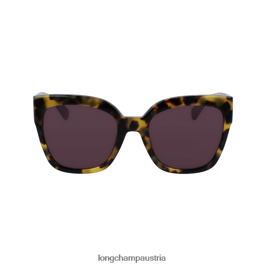 Zubehör bei Longchamp Frauen Sonnenbrillenkollektion Herbst/Winter 2022 Tokio Havanna 2008BJ899