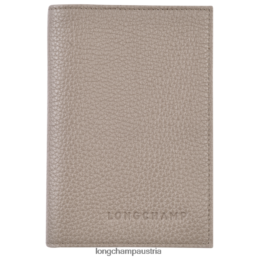 Lederwaren bei Longchamp Männer Le Foulonne Reisepasshülle Turteltaube 2008BJ728