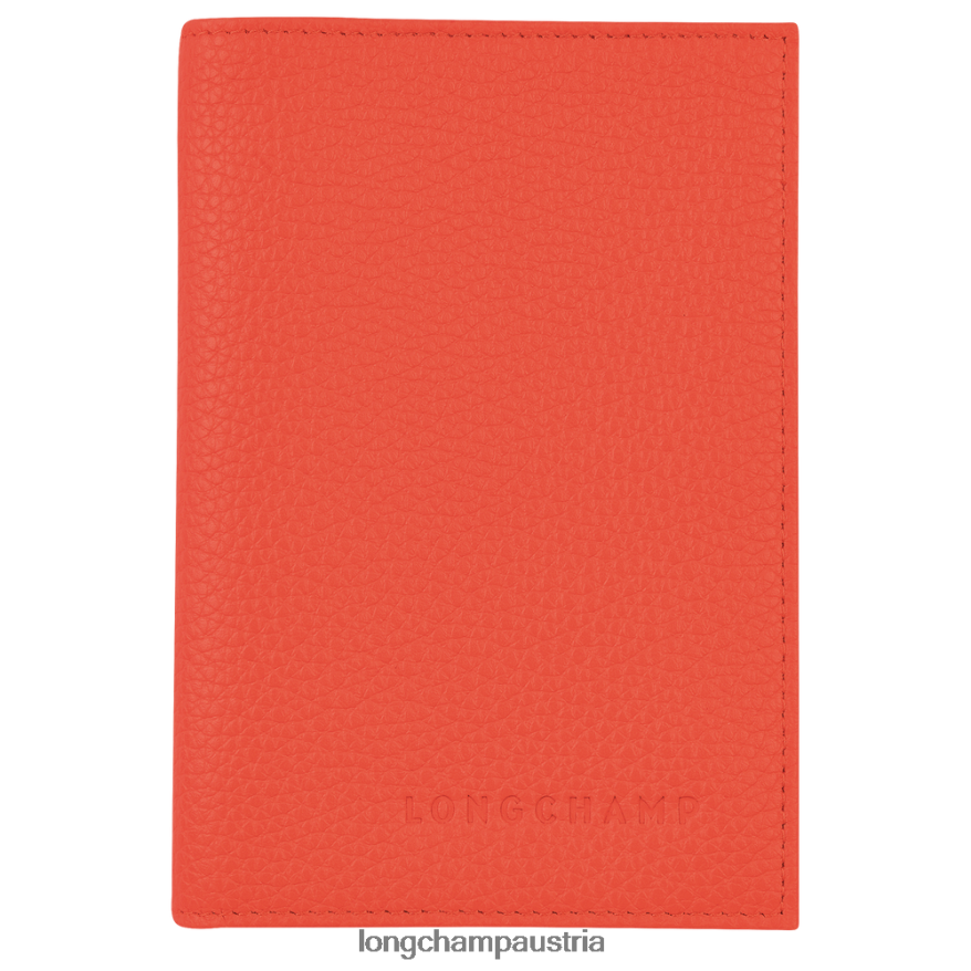 Lederwaren bei Longchamp Männer Le Foulonne Reisepasshülle orange 2008BJ725