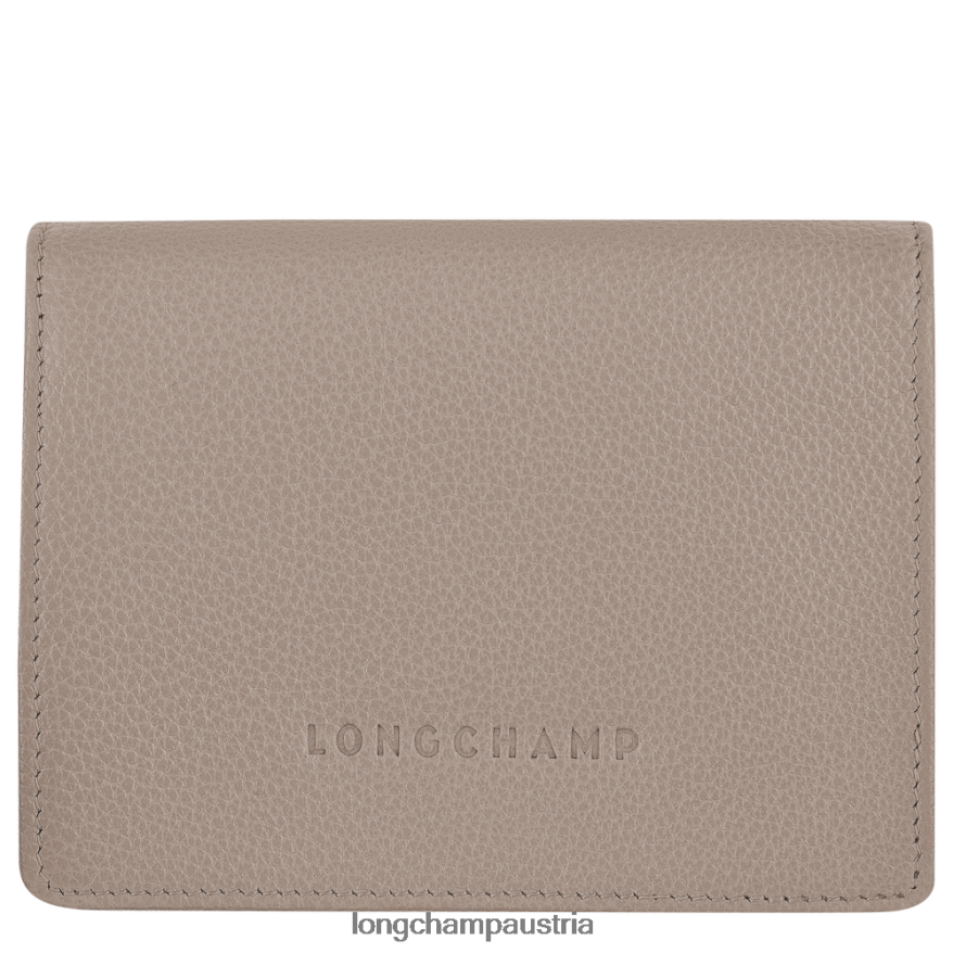 Lederwaren bei Longchamp Männer Le Foulonne-Geldbörse Turteltaube 2008BJ599