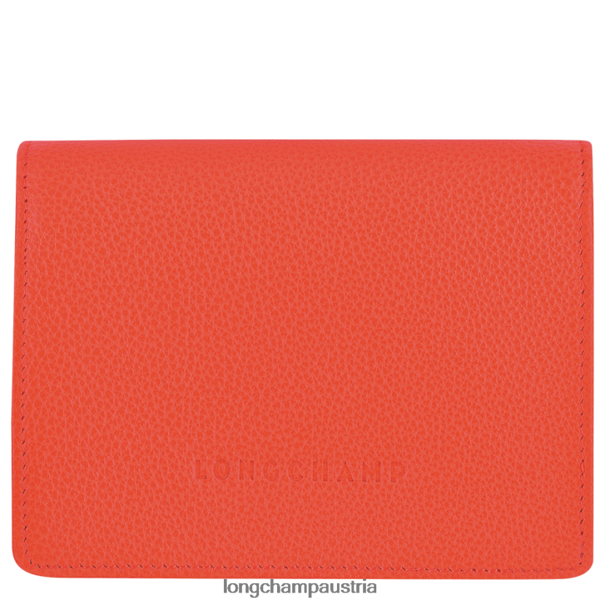 Lederwaren bei Longchamp Männer Le Foulonne-Geldbörse orange 2008BJ596