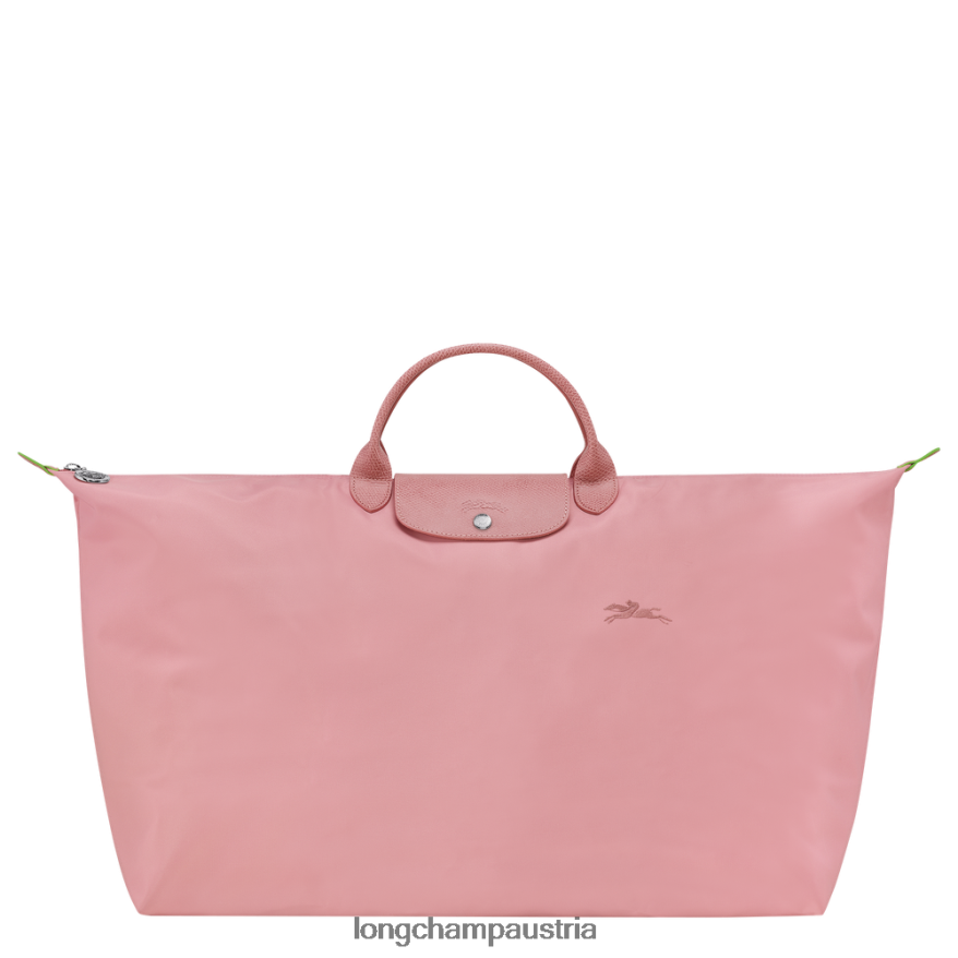 Taschen bei Longchamp Männer Grüne Reisetasche von Le Plage Blütenblatt rosa 2008BJ799