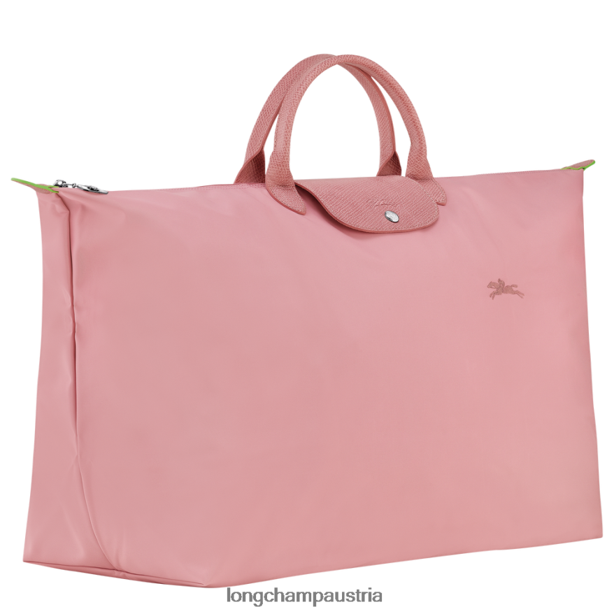 Taschen bei Longchamp Männer Grüne Reisetasche von Le Plage Blütenblatt rosa 2008BJ799