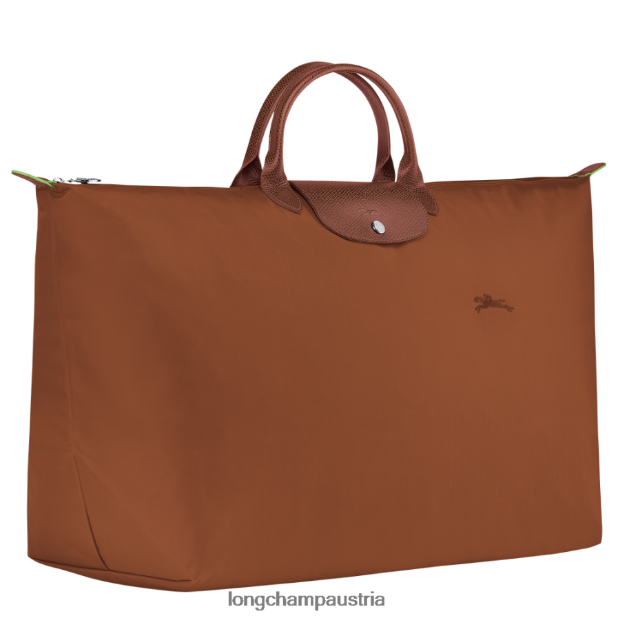Taschen bei Longchamp Männer Grüne Reisetasche von Le Plage Cognac 2008BJ795