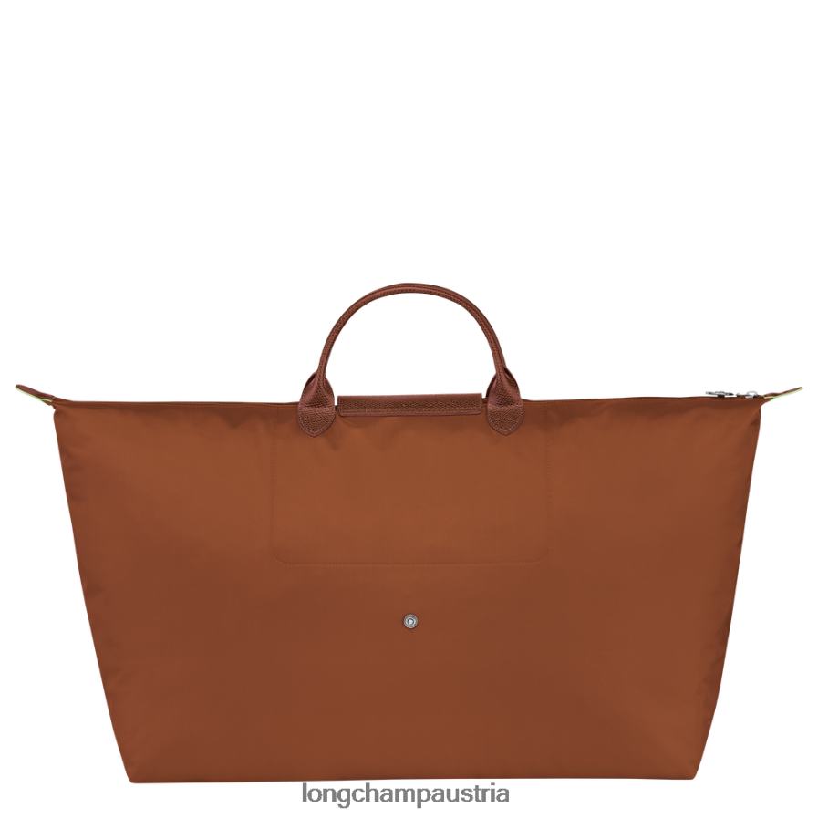 Taschen bei Longchamp Männer Grüne Reisetasche von Le Plage Cognac 2008BJ795
