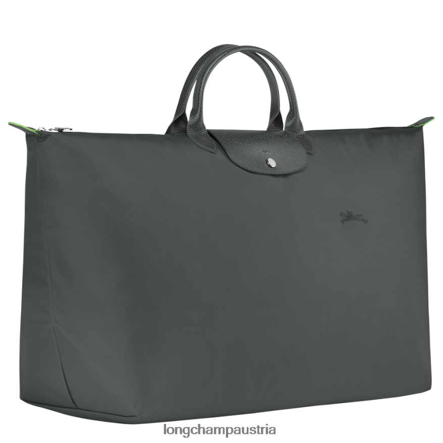 Taschen bei Longchamp Männer Grüne Reisetasche von Le Plage Graphit 2008BJ796