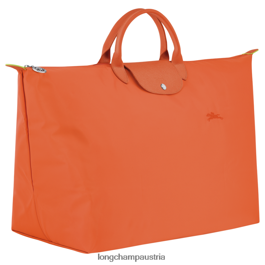 Taschen bei Longchamp Männer Grüne Reisetasche von Le Plage Karotte 2008BJ798