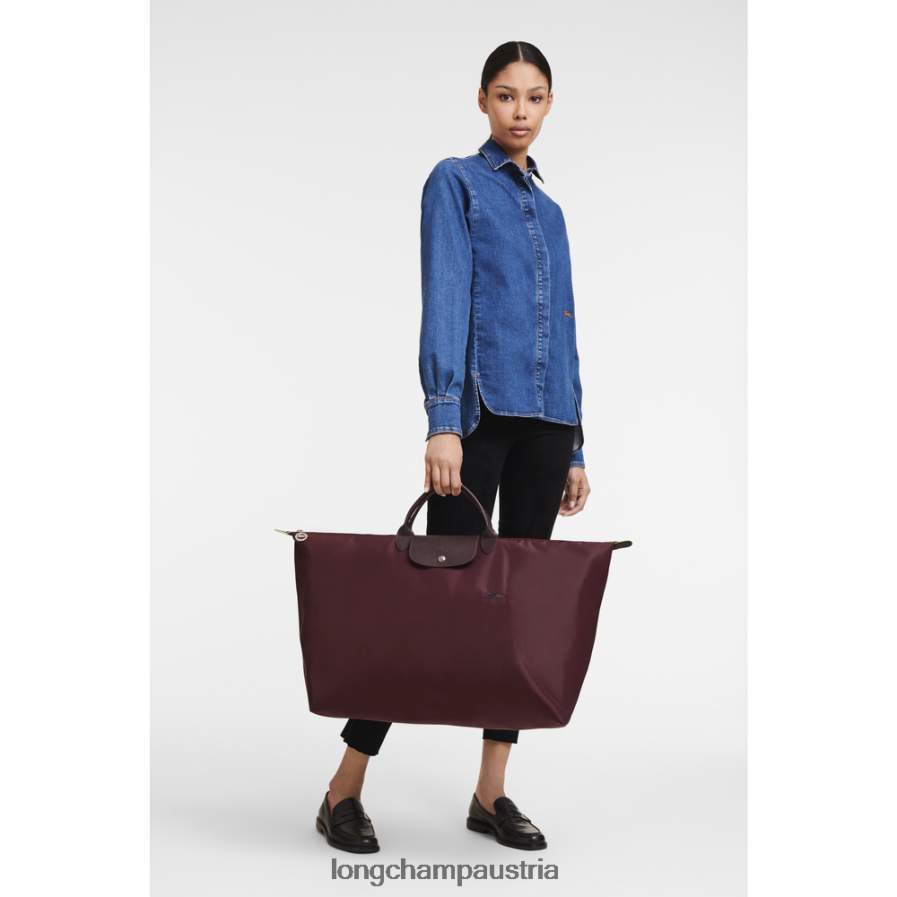 Taschen bei Longchamp Männer Grüne Reisetasche von Le Plage Marine 2008BJ797