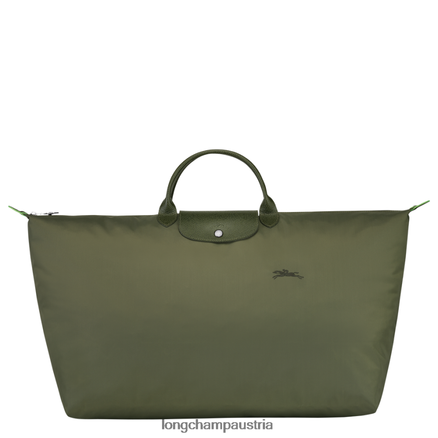 Taschen bei Longchamp Männer Grüne Reisetasche von Le Plage Wald 2008BJ794 Taschen bei Longchamp Männer Grüne Reisetasche von Le Plage Wald 2008BJ794