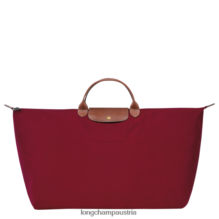 Taschen bei Longchamp Männer Originale Reisetasche von Le Plage Rot 2008BJ814