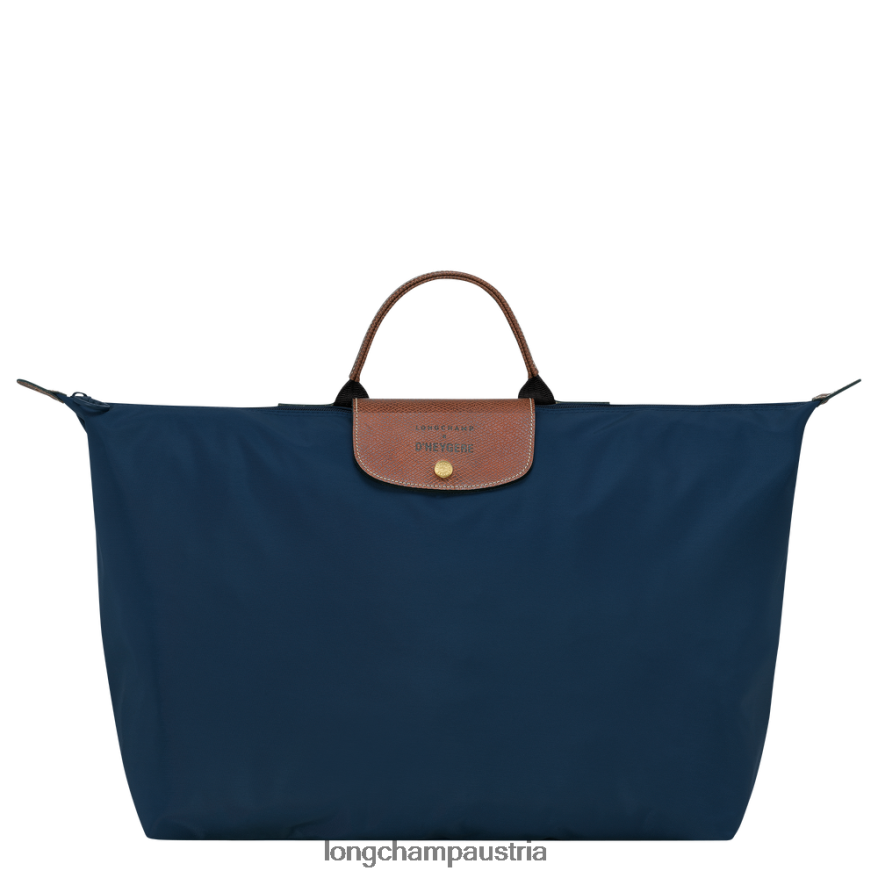 Taschen bei Longchamp X D'heygere Männer Reisetasche/Rucksack Marine 2008BJ835