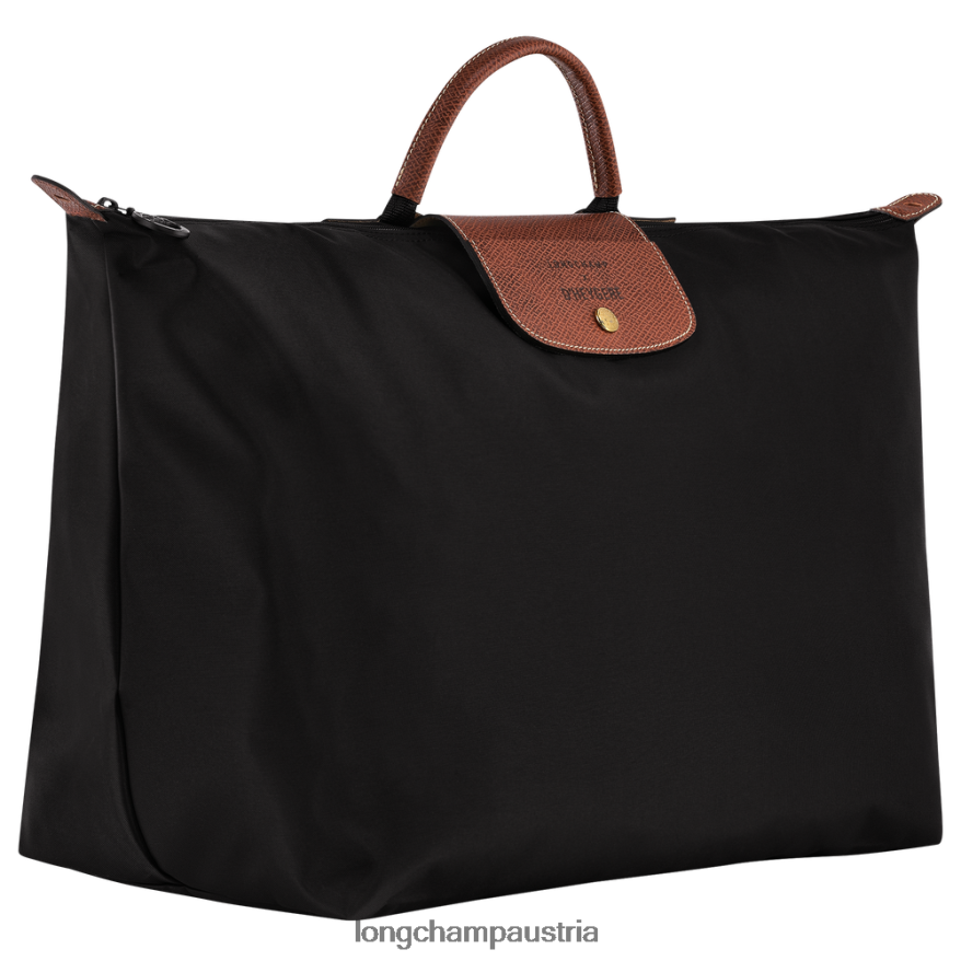 Taschen bei Longchamp X D'heygere Männer Reisetasche/Rucksack Schwarz 2008BJ832