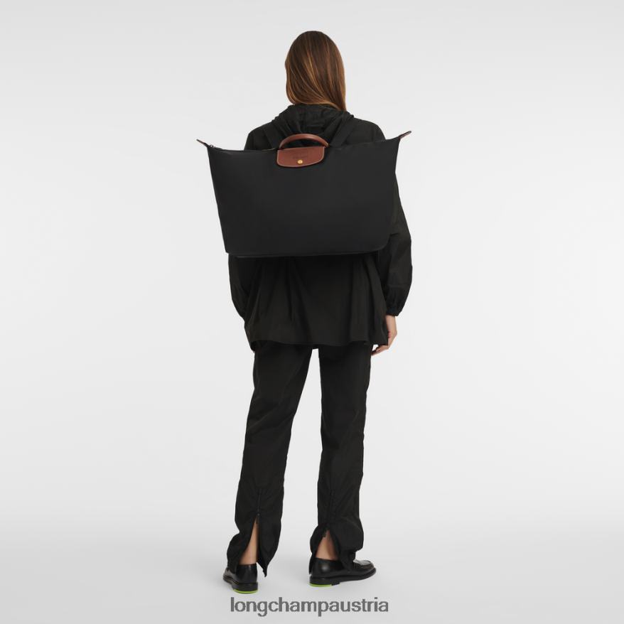 Taschen bei Longchamp X D'heygere Männer Reisetasche/Rucksack Schwarz 2008BJ832