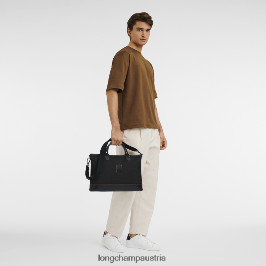 Taschen bei Longchamp Männer Boxford-Aktentasche Schwarz 2008BJ464