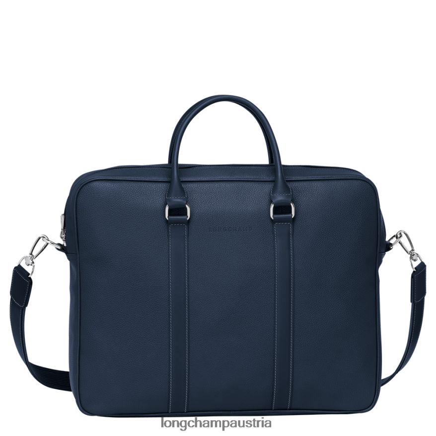 Taschen bei Longchamp Männer Le Foulonne Aktentasche Marine 2008BJ1101