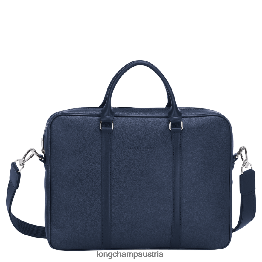 Taschen bei Longchamp Männer Le Foulonne Aktentasche Marine 2008BJ476