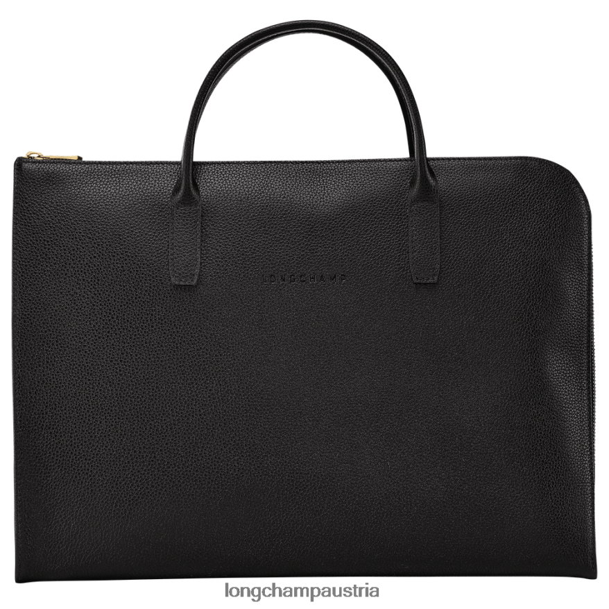 Taschen bei Longchamp Männer Le Foulonne Aktentasche Schwarz 2008BJ470