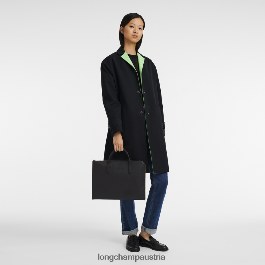 Taschen bei Longchamp Männer Le Foulonne Aktentasche Schwarz 2008BJ470