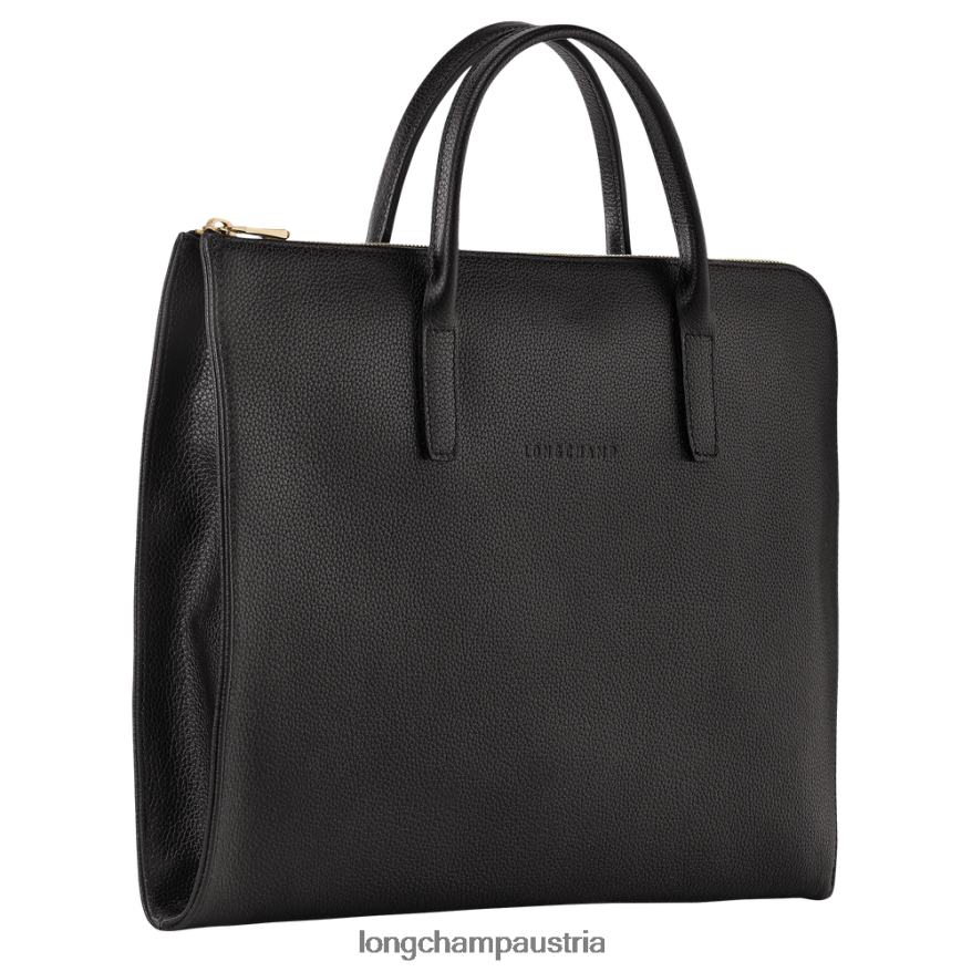 Taschen bei Longchamp Männer Le Foulonne Aktentasche Schwarz 2008BJ470