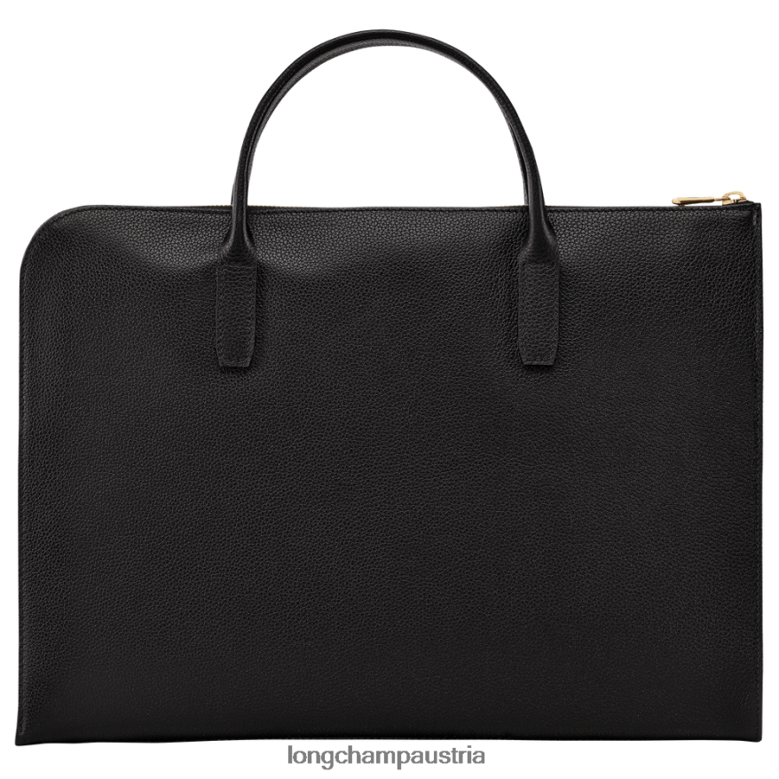 Taschen bei Longchamp Männer Le Foulonne Aktentasche Schwarz 2008BJ470
