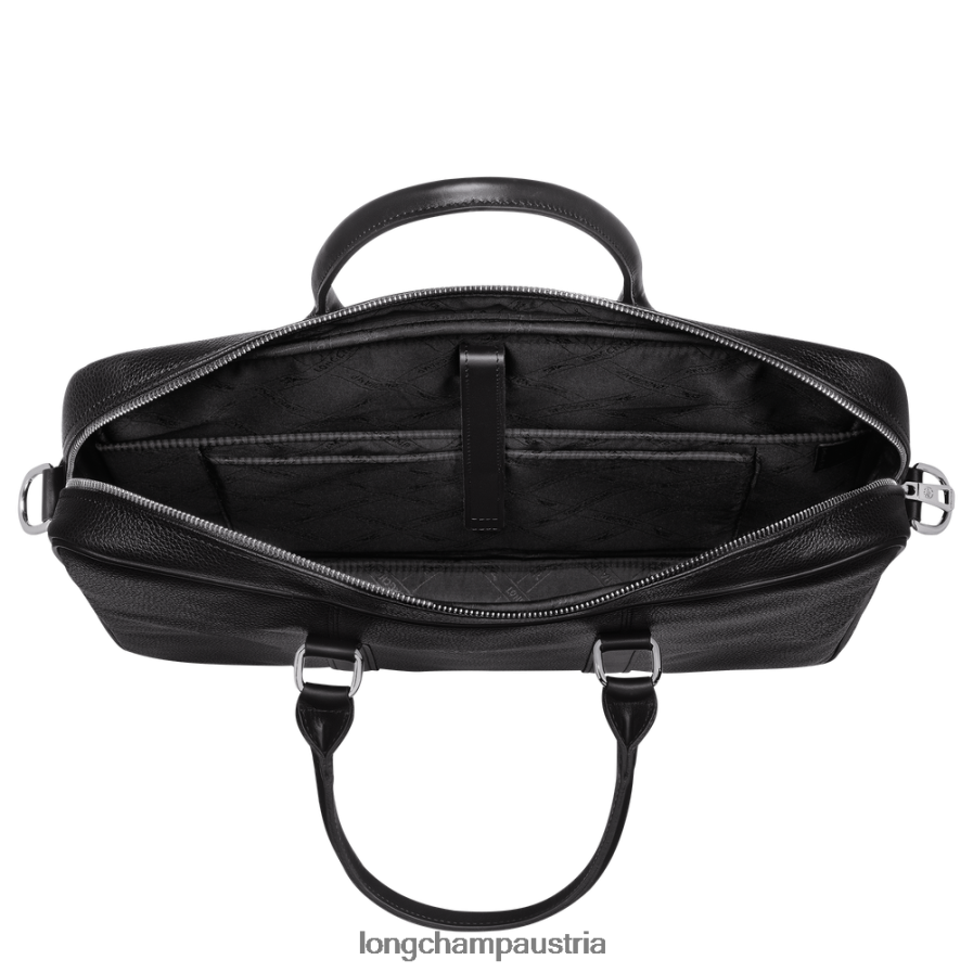 Taschen bei Longchamp Männer Le Foulonne Aktentasche Schwarz 2008BJ478