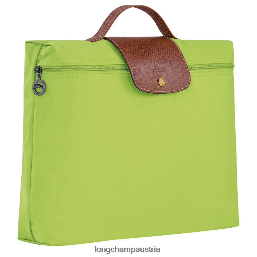 Taschen bei Longchamp Männer Original-Aktentasche von Le Plage grünes Licht 2008BJ486