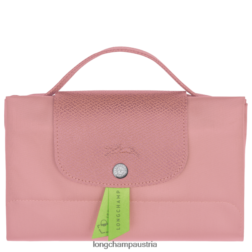 Taschen bei Longchamp Männer le pliage grüner Dokumentenordner Blütenblatt rosa 2008BJ498