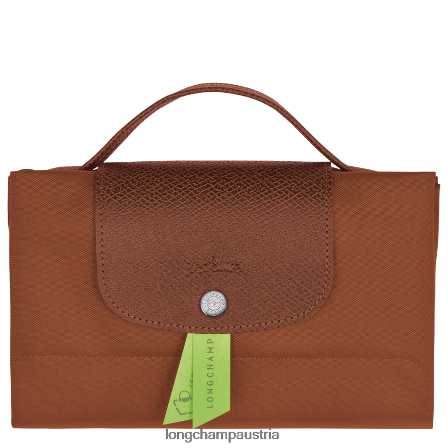 Taschen bei Longchamp Männer le pliage grüner Dokumentenordner Cognac 2008BJ494