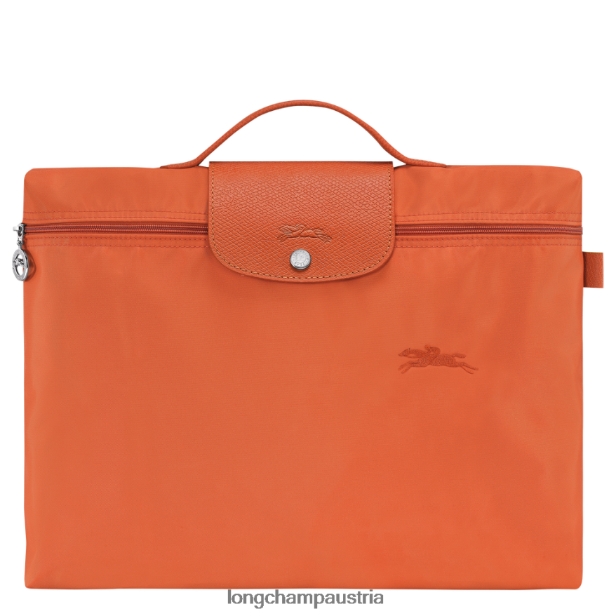 Taschen bei Longchamp Männer le pliage grüner Dokumentenordner Karotte 2008BJ497