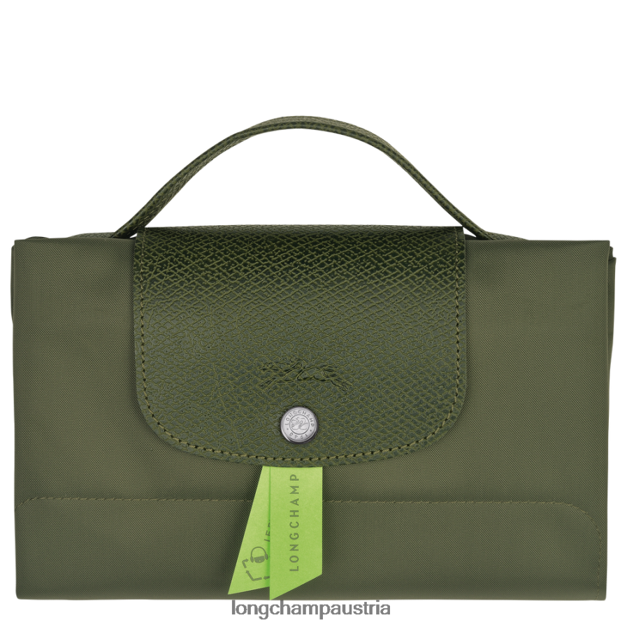 Taschen bei Longchamp Männer le pliage grüner Dokumentenordner Wald 2008BJ493