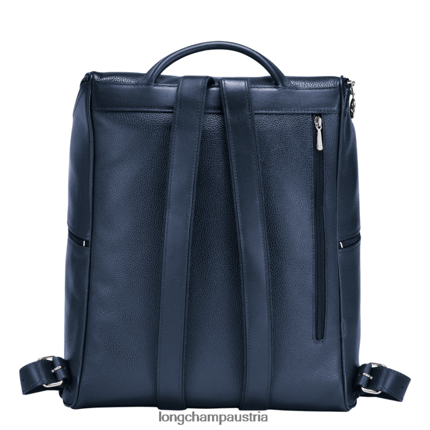 Taschen bei Longchamp Männer Le Foulonne Rucksack Marine 2008BJ449