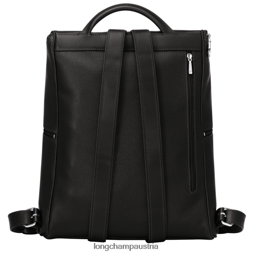 Taschen bei Longchamp Männer Le Foulonne Rucksack Schwarz 2008BJ448