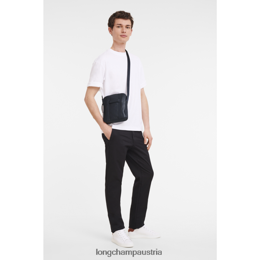 Taschen bei Longchamp Männer 3D-Umhängetasche Mitternachtsblau 2008BJ1088