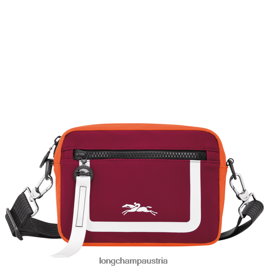 Taschen bei Longchamp Männer Kameratasche aus der Le Plage-Kollektion orange/burgund 2008BJ335