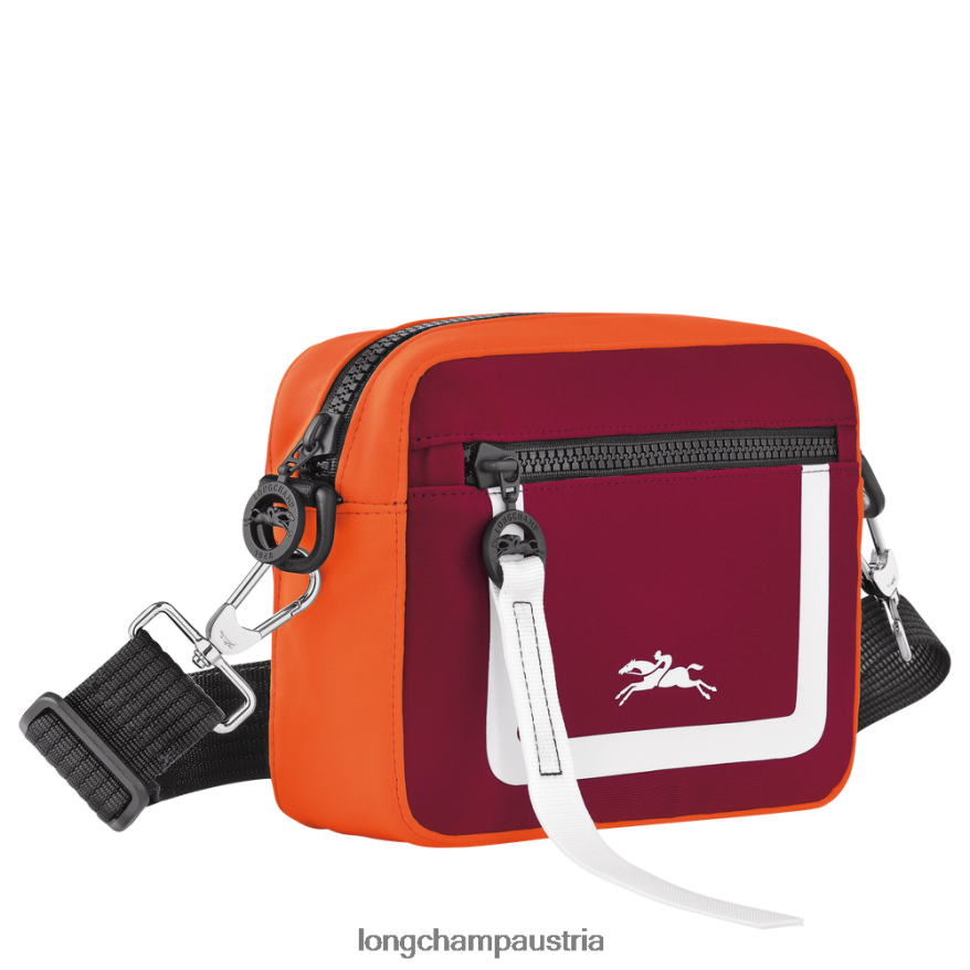 Taschen bei Longchamp Männer Kameratasche aus der Le Plage-Kollektion orange/burgund 2008BJ335