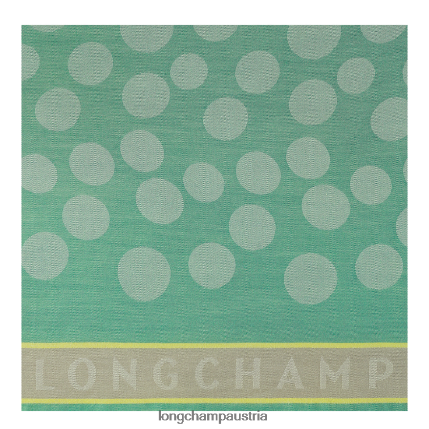 Zubehör bei Longchamp Männer Stola aus der Frühjahr/Sommer-Kollektion 2023 Gras/grünes Licht 2008BJ993